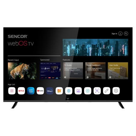 SMART TV 4K (UHD) 65'' SENCOR SLE 65US801TCSB GM22-0324